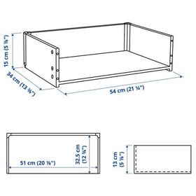 IKEA Besta Beyaz 60x25x40 cm Çekmece İskeleti