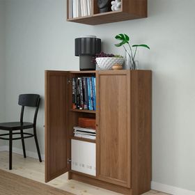 IKEA Billy 09506076 Kahverengi Ceviz Görünümlü Dolap