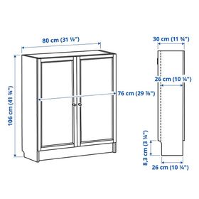 IKEA Billy 09506076 Kahverengi Ceviz Görünümlü Dolap