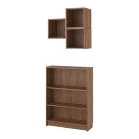 IKEA Billy 89506077 Kahverengi Ceviz Görünümlü Dolap