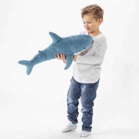 IKEA Blahaj Mavi Beyaz 55 cm Yumuşak Oyuncak