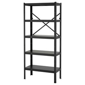 IKEA Bror Siyah 65x40x110 cm Raf Ünitesi