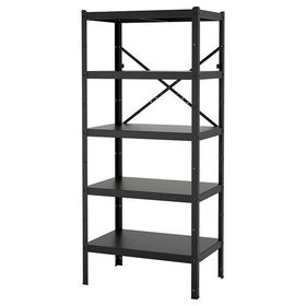 IKEA Bror Siyah 65x40x110 cm Raf Ünitesi