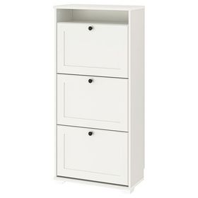 IKEA Brusali Beyaz 61x130 cm Ayakkabı Dolabı