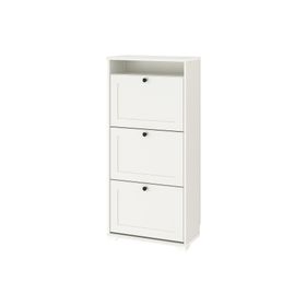 IKEA Brusali Beyaz 61x130 cm Ayakkabı Dolabı