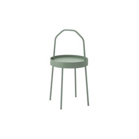 IKEA Burvik 38 cm Açık Gri Yeşil Yan Sehpa