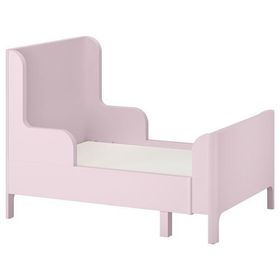 IKEA Busunge Açık Pembe 80x200 CM Uzayabilen Çocuk Karyolası