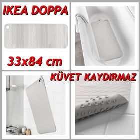 IKEA Doppa Açık Gri 33x84 cm Banyo Kaydırmazı