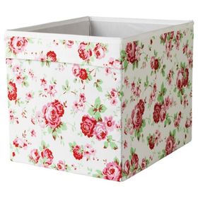 IKEA Dröna Çiçek Desenli 33x38x33 cm Kutu
