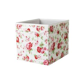 IKEA Dröna Çiçek Desenli 33x38x33 cm Kutu