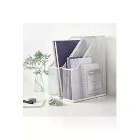 IKEA Drönjöns Metal 2'li Beyaz Masaüstü Dosyalık Organizer