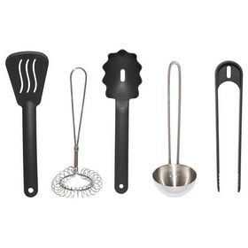 IKEA Duktıg Lame Siyah Mutfak Gereçleri Seti
