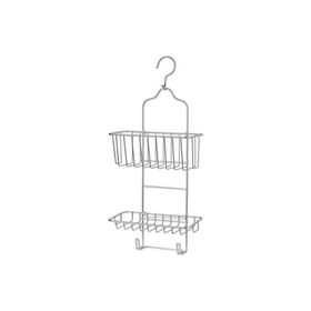 IKEA Duş Sepeti 2'li Çinko Kaplama 24x53 cm Çelik Galvanizli Duvar Duş Banyo Rafı