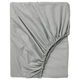 IKEA Dvala 240x260 cm Açık Gri Lastikli Çarşaf