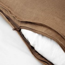IKEA Dytag 50x50 cm Koyu Bej Kırlent Kılıfı