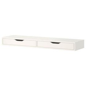 IKEA Ekby Alex Beyaz 119x29 cm Duvar Rafı