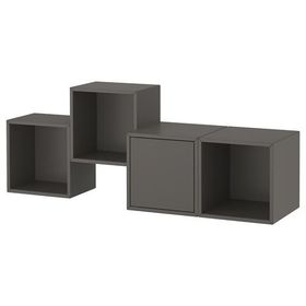 IKEA Eket 2449778594 Koyu Gri Dolap