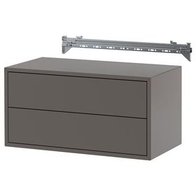 IKEA Eket 29590371 Koyu Gri Dolap