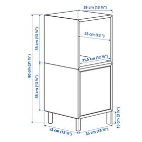 IKEA Eket 79386075 Beyaz Dolap