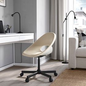 IKEA Eldberget Malskar Bej Siyah Çalışma Sandalyesi