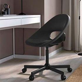 IKEA Eldberget Malskar Siyah Koyu Gri Çalışma Sandalyesi