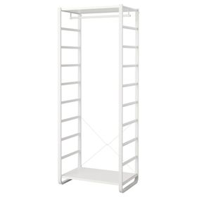 IKEA Elvarli Beyaz 84x55x216 cm Portmanto