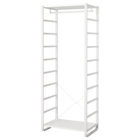 IKEA Elvarli Beyaz 84x55x216 cm Portmanto