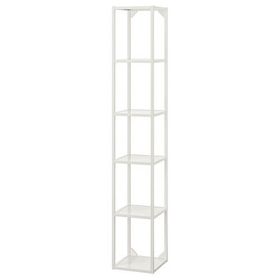 IKEA Enhet 30x30x180 cm Beyaz Açık Raf Ünitesi