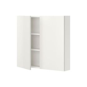 IKEA Enhet 80x15x75 cm Beyaz Banyo Duvar Dolabı