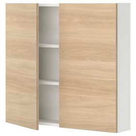 IKEA Enhet 80x15x75 cm Beyaz Banyo Duvar Dolabı