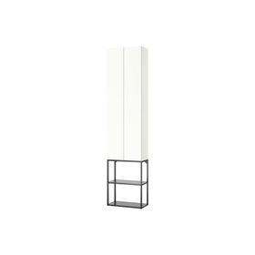 IKEA Enhet Beyaz Antrasit 60x32x255 cm Raf Ünitesi