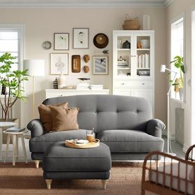 IKEA Esseboda Tallmyra Orta Gri 2'li Kanepe