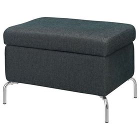 IKEA Fammarp Saklama Gözlü Tallmyra Siyah-Gri Puf