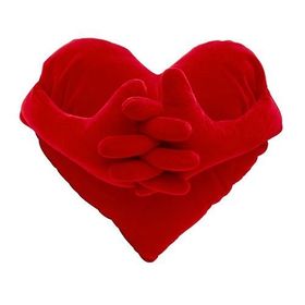IKEA Famnig Hjarta Kırmızı 40x101 cm Minder