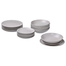 IKEA Fargklar Açık Gri Yemek Takımı