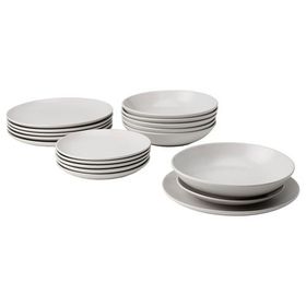 IKEA Fargklar Açık Gri Yemek Takımı