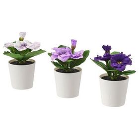 IKEA Fejka 6 cm 3 adet Saksılı Yapay Bitki