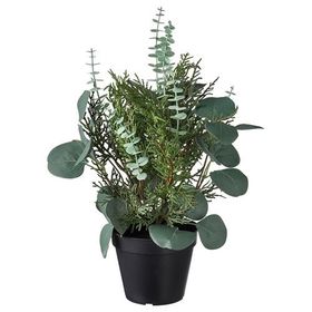 IKEA FEJKA Yapay Bitki Ortanca Yeşil 12 cm