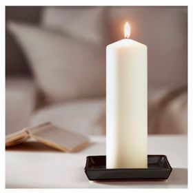 IKEA Fenomen Beyaz 15 cm Blok Mum