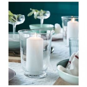 IKEA Fenomen Beyaz 15 cm Blok Mum