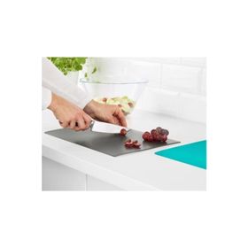 IKEA Fınfördela Koyu Gri Koyu Turkuaz 28x36 cm Kesme Tahtası