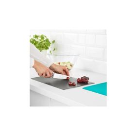 IKEA Fınfördela Koyu Gri Koyu Turkuaz 28x36 cm Kesme Tahtası