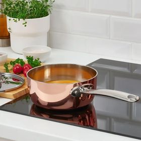 IKEA Finmat Bakır-Paslanmaz Çelik 1.5 lt Bakır Sos Tenceresi