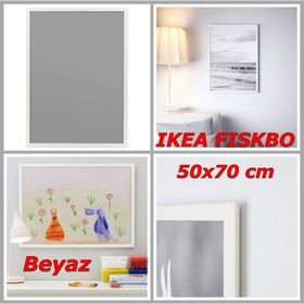 IKEA FISKBO Çerçeve Beyaz 50x70 cm