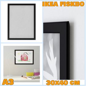 IKEA FISKBO Çerçeve Siyah 30x40 cm