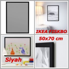 IKEA FISKBO Çerçeve Siyah 50x70 cm