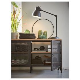 IKEA Fjallbo 250x36x95 cm Siyah Tv Sehpası
