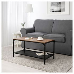 IKEA Fjallbo Siyah 90x47 cm Orta Sehpa
