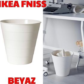 IKEA Fnıss Beyaz 10 lt Çöp Kutusu