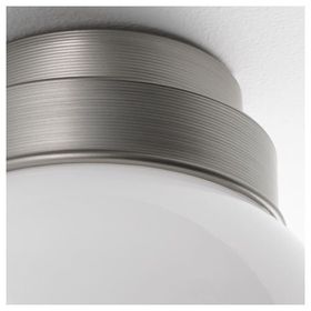 IKEA Frıhult Metal Rengi Tavan Duvar Lambası